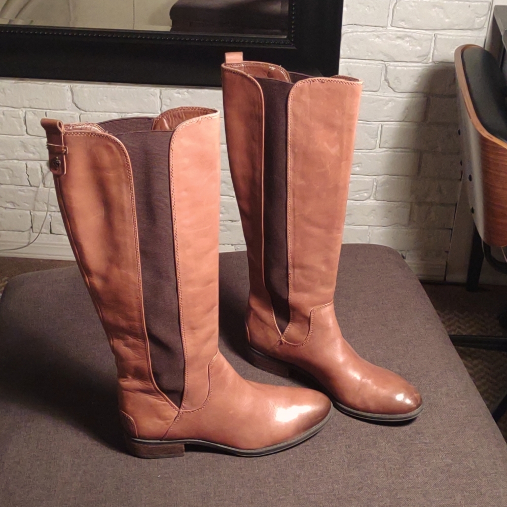 Sam Edelman brown riding boots